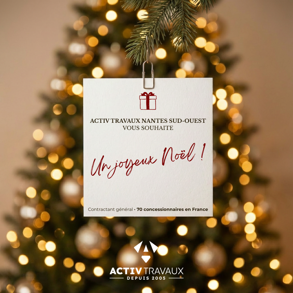 Bonnes fêtes de fin d'année - Activ travaux - Espace Rénovation