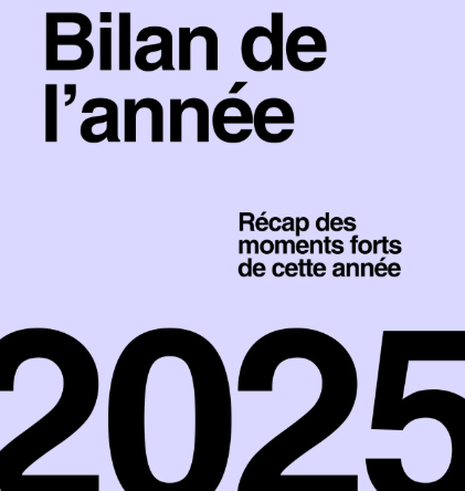 Rétrospective 2025 : images de projets de l'année