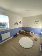 Nouvelle chambre créée après l’agrandissement de la mezzanine à Pont-Saint-Martin